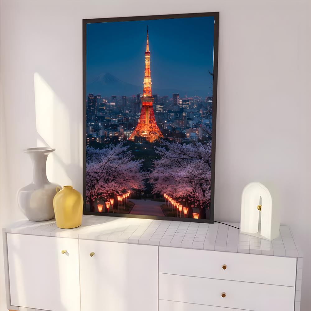 Tokyo Tower Night View Landmar - đánh giá và giá Home Decor Tokyo