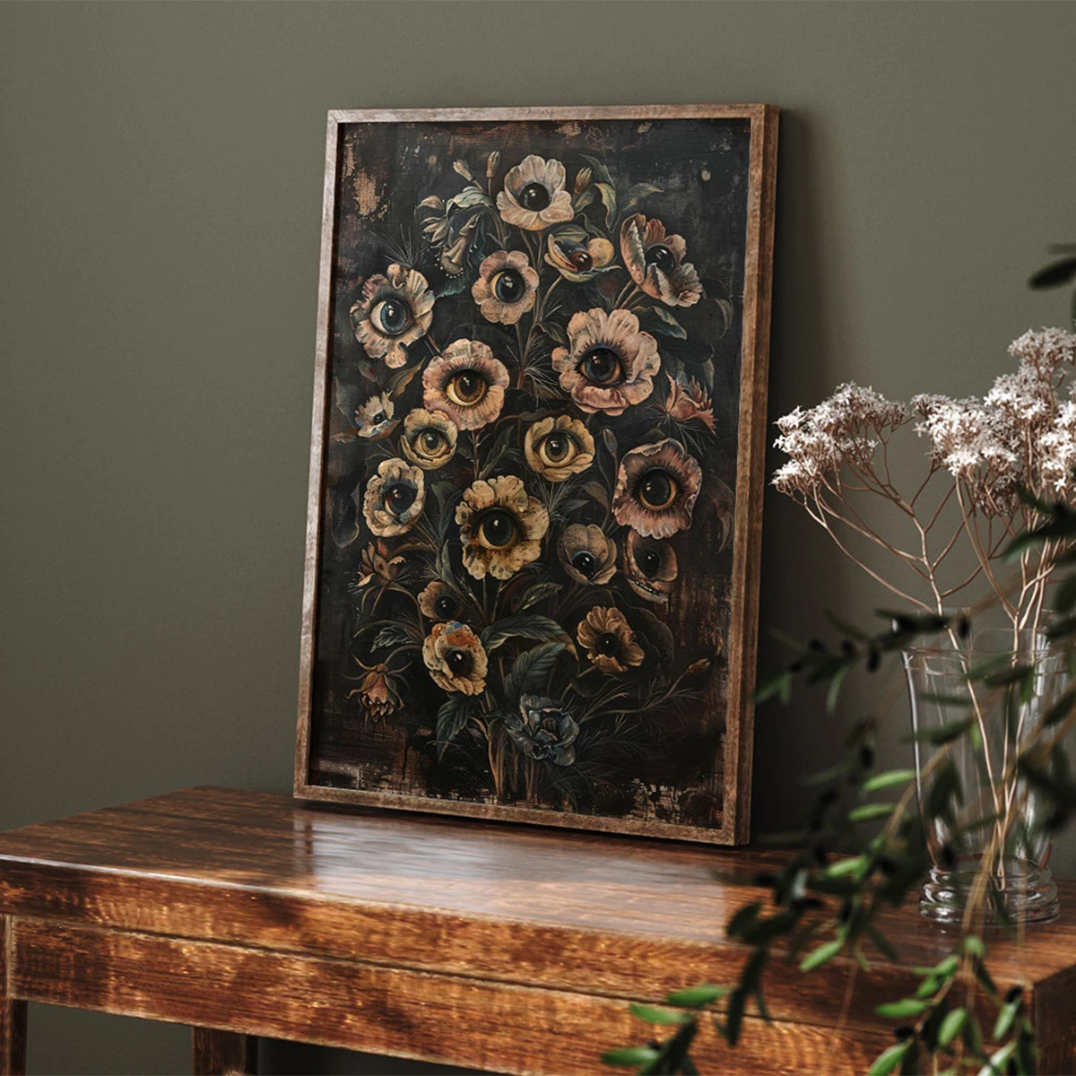 Victorian Gothic Floral Evil E - đánh giá và giá Home Decor Gothic