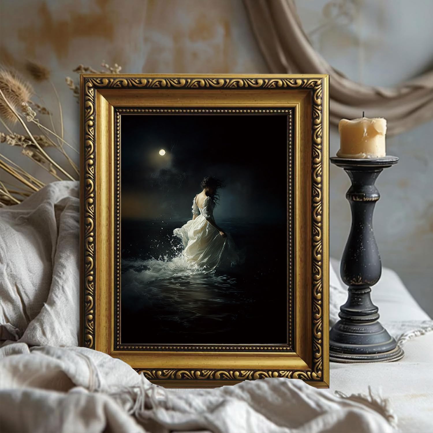 Framed Canvas Wall Art Gothic  - đánh giá và giá Home Decor Gothic