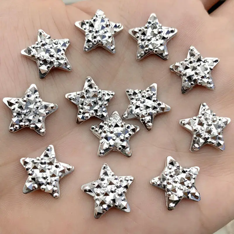 50pcs 15mm Cute Glitter Five S - đánh giá và giá Home Decor Center