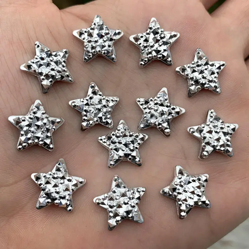 50pcs 15mm Cute Glitter Five S - đánh giá và giá Home Decor Center