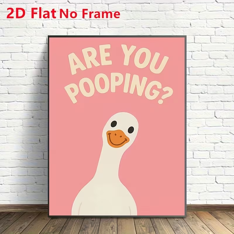 Modern Pink Are You Pooping Qu - đánh giá và giá Home Decor Quotes