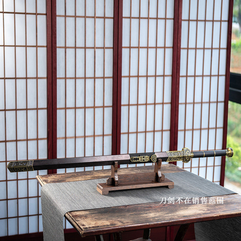 Wenge Wood Sword Display Stand - đánh giá và giá Home Decor Exhibition