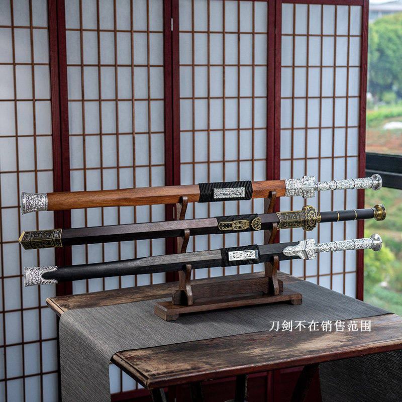 Wenge Wood Sword Display Stand - đánh giá và giá Home Decor Exhibition