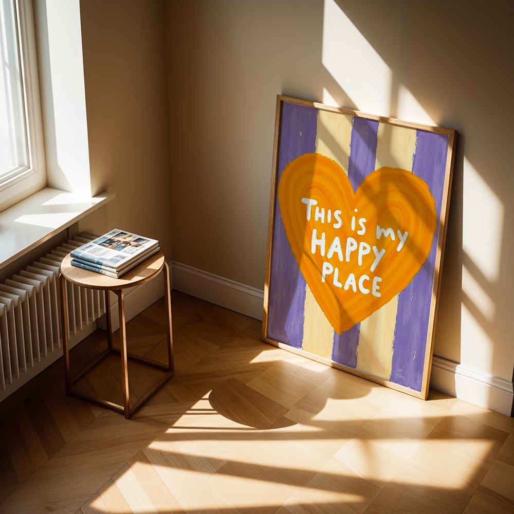 Modern,Retro This Is My Happy  - đánh giá và giá Home Decor Quotes