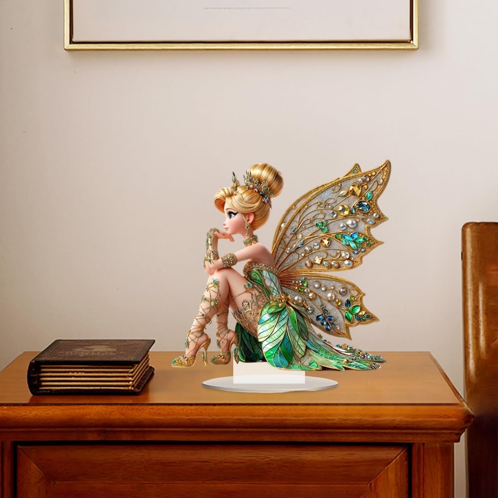 Mini Table Flower Fairy Statue - đánh giá và giá Home Decor Retro