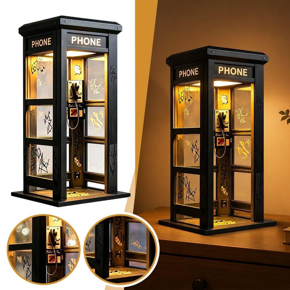 Vintage London Telephone Booth - đánh giá và giá Home Decor Retro