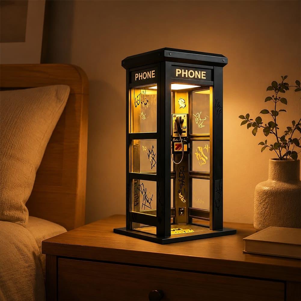 Vintage London Telephone Booth - đánh giá và giá Home Decor Retro