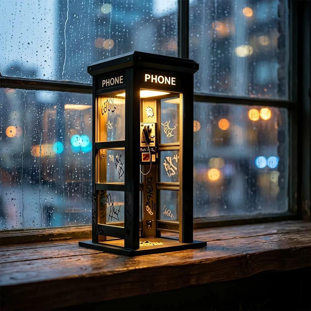 Vintage London Telephone Booth - đánh giá và giá Home Decor Retro