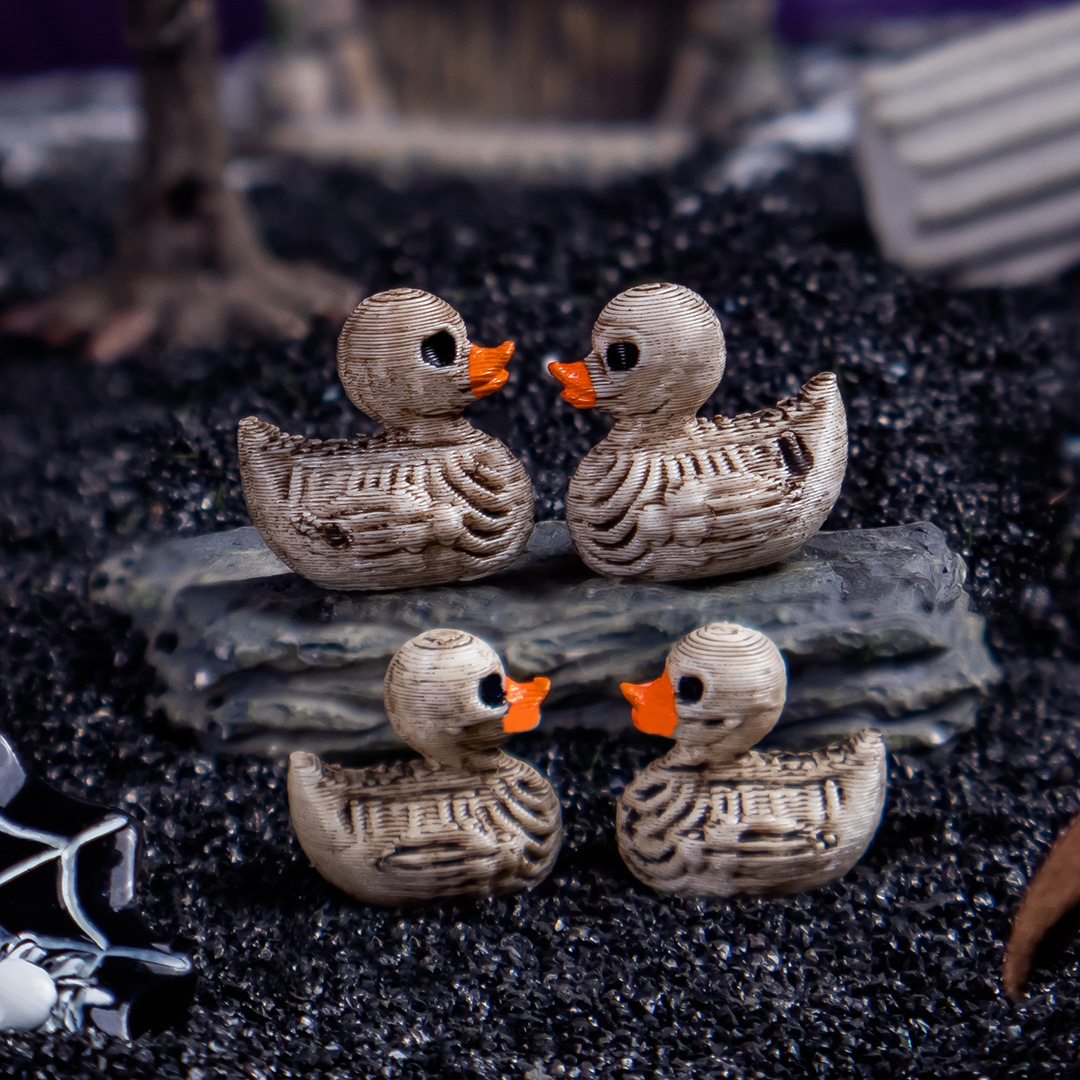 Gothic Skull Ducks Resin Ornam - đánh giá và giá Home Decor Gothic