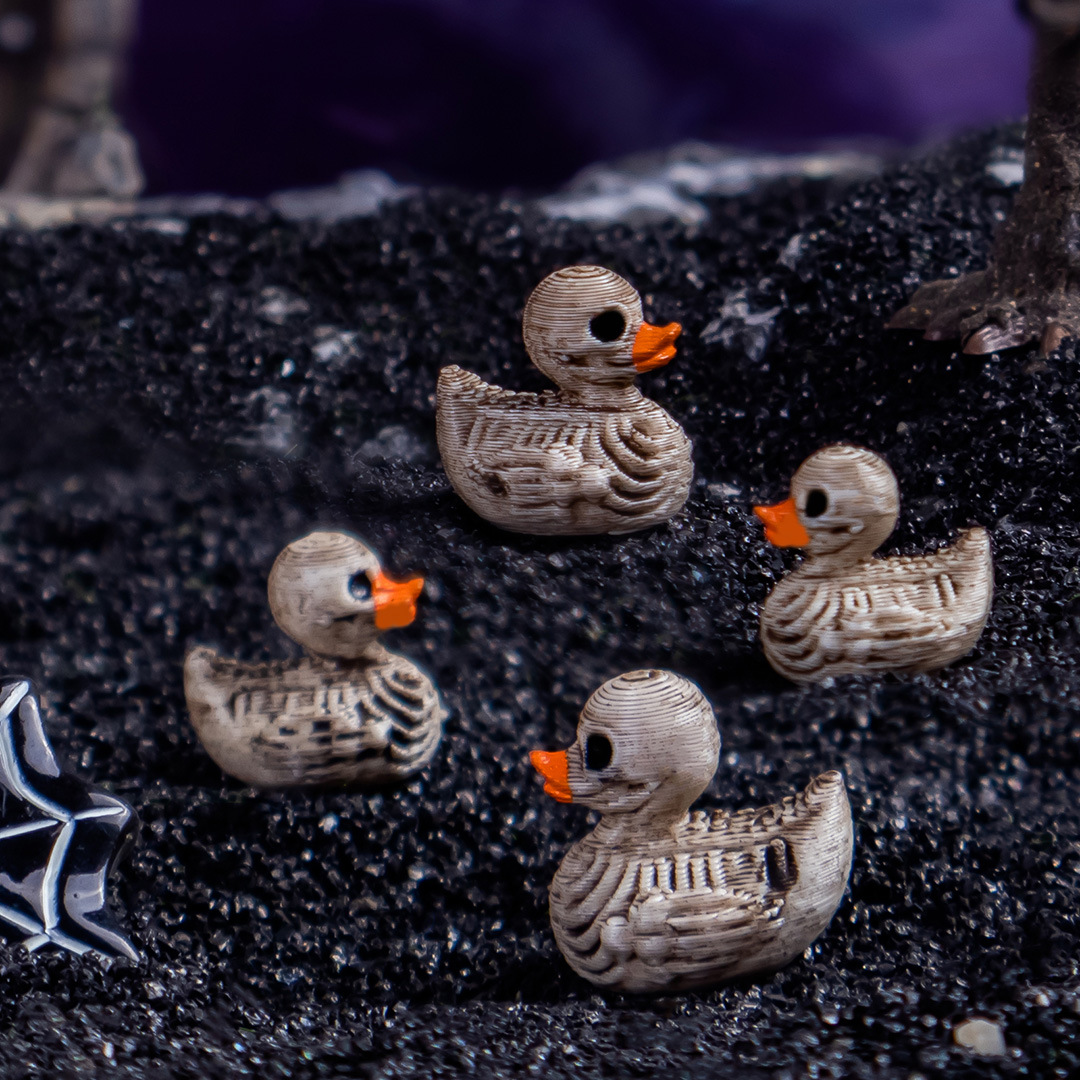 Gothic Skull Ducks Resin Ornam - đánh giá và giá Home Decor Gothic
