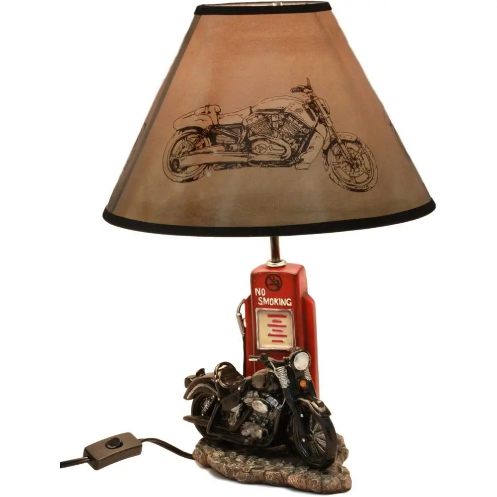 Vintage Retro Black Motorcycle - đánh giá và giá Home Decor Retro