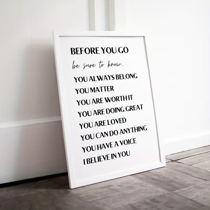 Modern Before You Go Inspirati - đánh giá và giá Home Decor Quotes