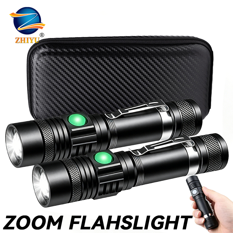 T6 LED Rechargeable Flashlight - đánh giá và giá Home Decor Outside