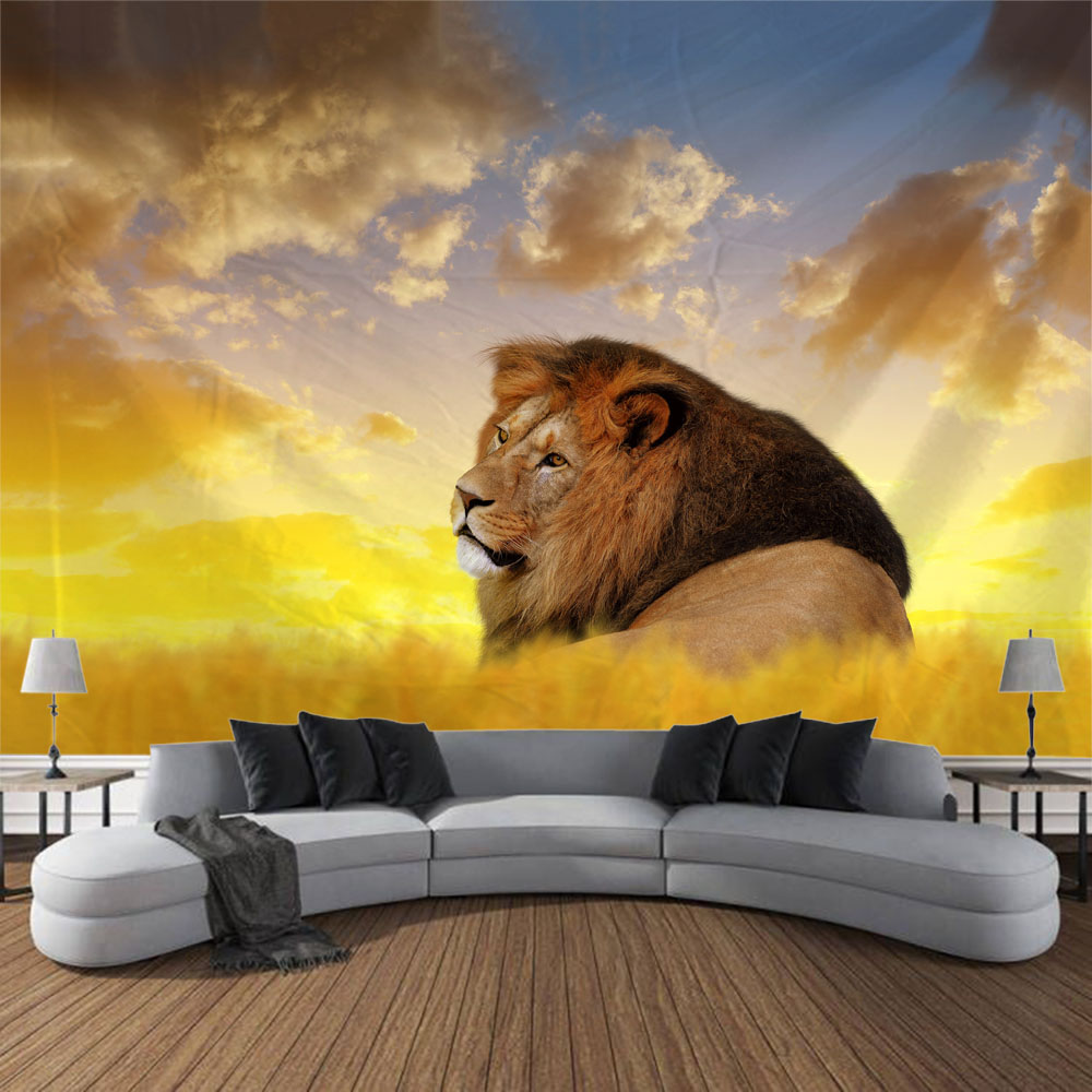 Forest tiger tapestry, animal  - đánh giá và giá Home Decor Hippie