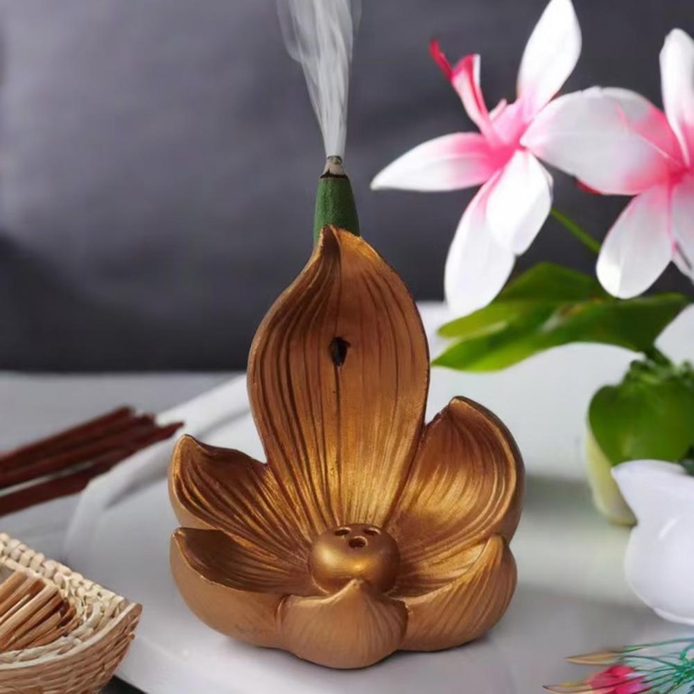Lotus Incense Holder Resin Lot - đánh giá và giá Incense Stick Holder