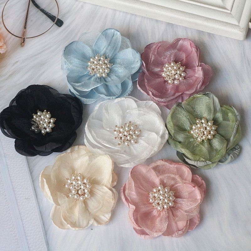 5PCS 7.5CM Chiffon Organza Fab - đánh giá và giá Home Decor Center