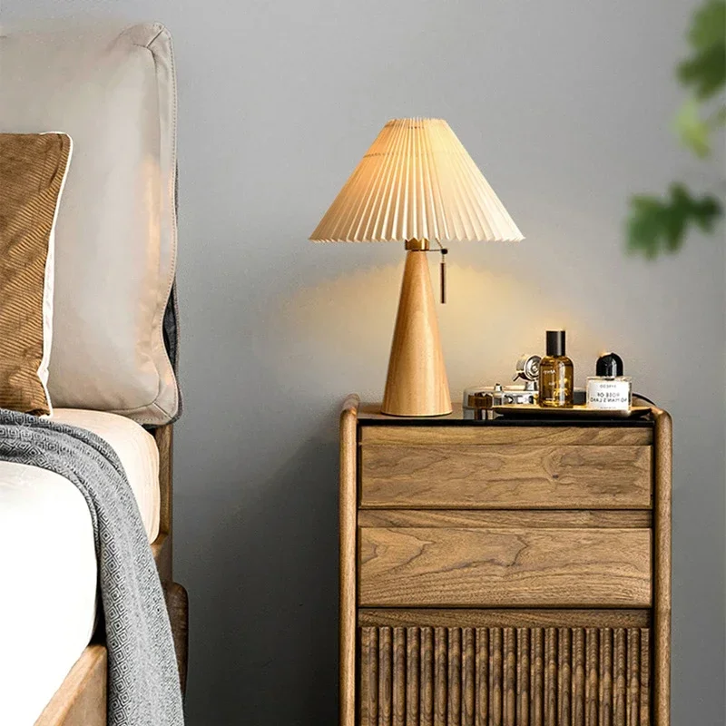 Retro Pleated Table Lamp Nordi - đánh giá và giá Home Decor Retro