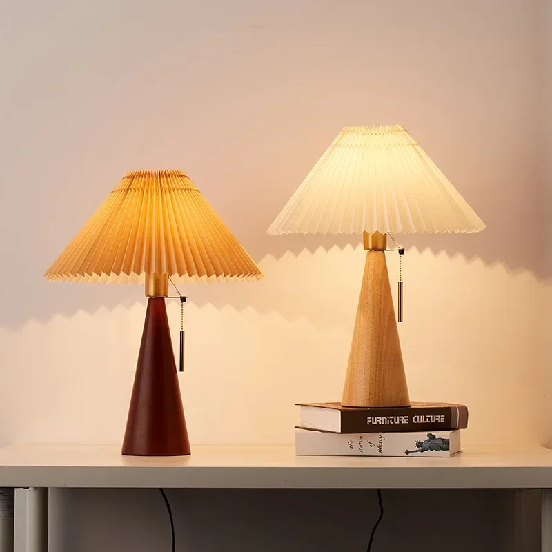 Retro Pleated Table Lamp Nordi - đánh giá và giá Home Decor Retro