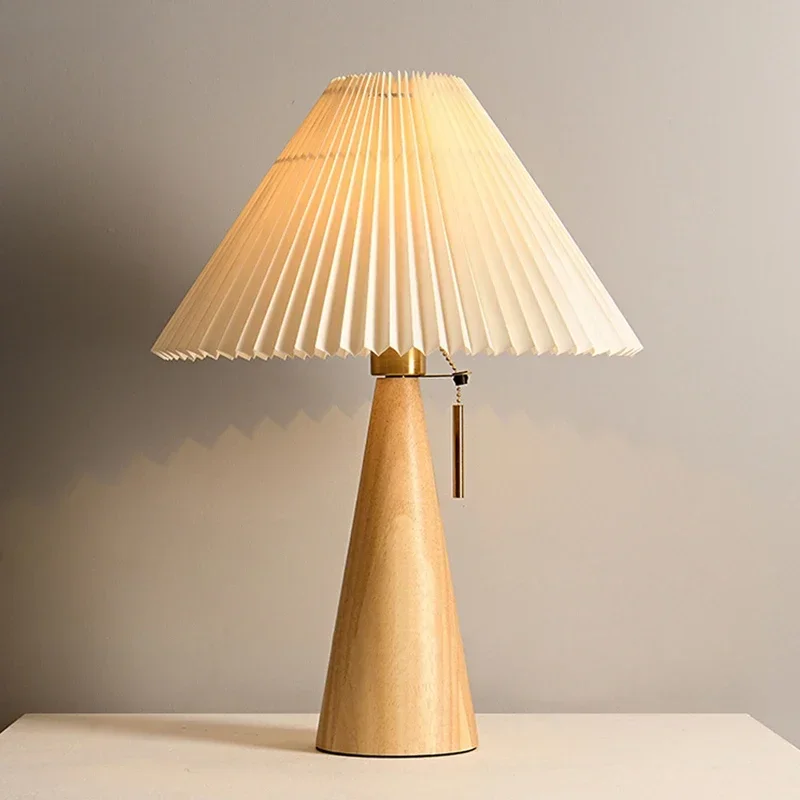 Retro Pleated Table Lamp Nordi - đánh giá và giá Home Decor Retro