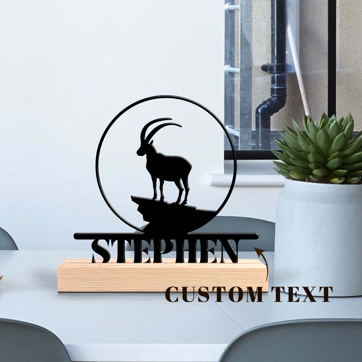 1pc Personalized Iron Desktop  - đánh giá và giá Home Decor For Wedding