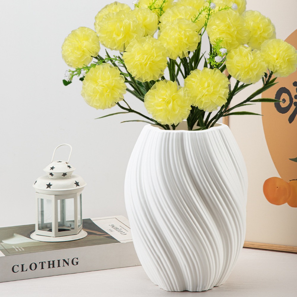 Nordic Wave Shaped Plastic Vas - đánh giá và giá Home Decor Center