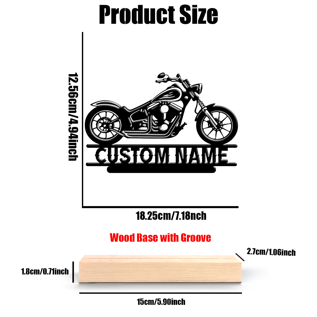 1Pc Csutom Name Road Motorbike - đánh giá và giá Home Decor For Wedding