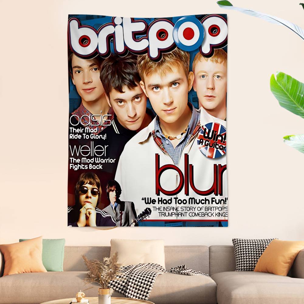 Band Musik Rapper Blur Anime T - đánh giá và giá Home Decor Hippie