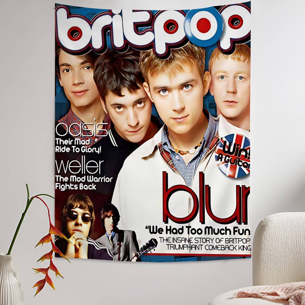 Band Musik Rapper Blur Anime T - đánh giá và giá Home Decor Hippie